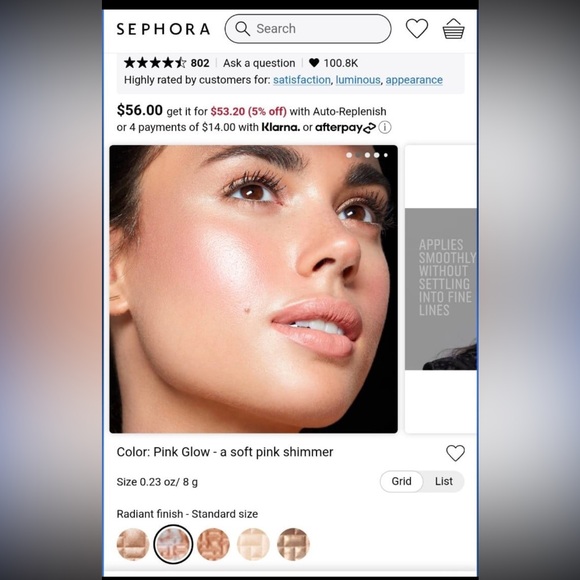 Bobbi Brown Highlighting Powder in Pink Glow NEW - Picture 4 of 16